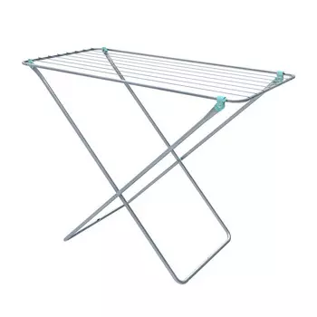 Сушилка для белья напольная Ника 10 м 530х530х830 мм серебро