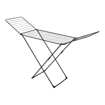 Сушилка для белья напольная Ника 20 м 1970х540х1110 мм черная