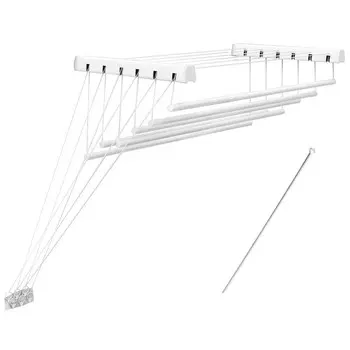 Сушилка для белья настенно-потолочная Violet Лифт 10,8 м 1800х430х1350 мм белая