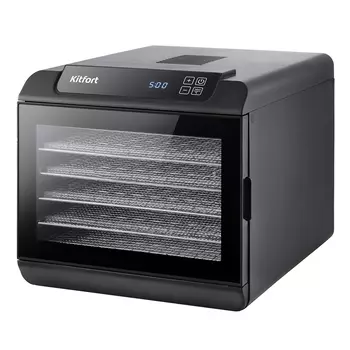 Сушилка для овощей и фруктов Kitfort КТ-1904 черная
