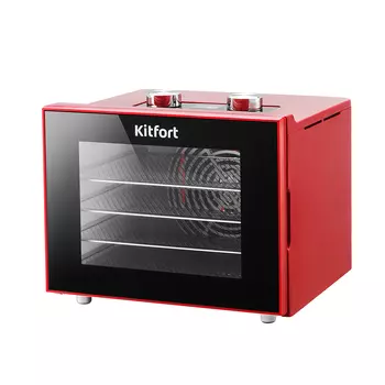 Сушилка для овощей и фруктов Kitfort КТ-1915-2 красная