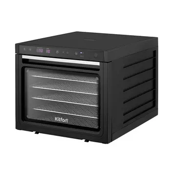 Сушилка для овощей и фруктов Kitfort КТ-1962 черная