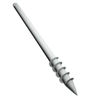 Свая-шуруп d57х2000 мм оцинкованная