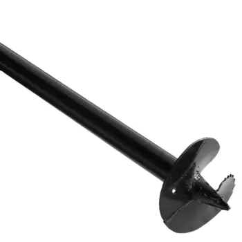 Свая винтовая d76х2500 мм черная