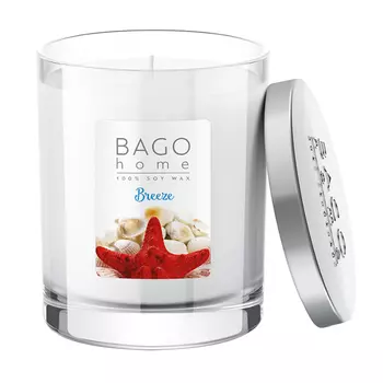 Свеча ароматическая Bago home Бриз 132 г