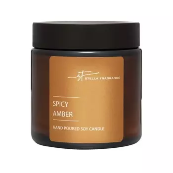 Свеча ароматическая Stella Fragrance Spicy Amber 90 г