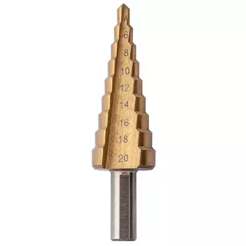 Сверло по металлу ступенчатое AV Steel (AV-801420) 4-20 мм кобальтовое