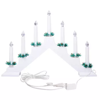 Светильник горка рождественская Neon-Night белая (501-081)