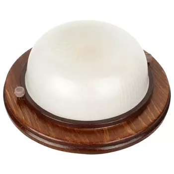 Светильник накладной Camelion 1302D Е27 60 Вт IP54 орех (НБО 03-60-021)