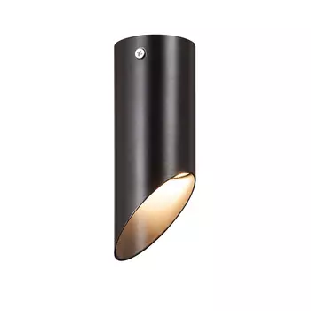 Светильник накладной Vitaluce V4642 GU10 20 Вт 1,5 кв.м черный IP20 (V4642-1/1PL)