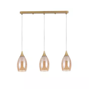Светильник подвесной Arte Lamp Barry E14 120 Вт 3 кв.м золото IP20 (A7951SP-3GO)