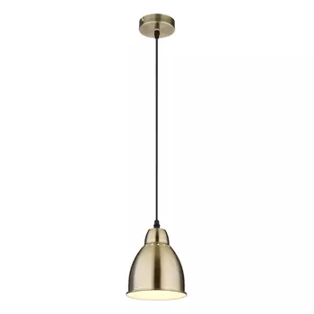 Светильник подвесной Arte Lamp Braccio E27 60 Вт 2 кв.м бронза IP20 (A2054SP-1AB)
