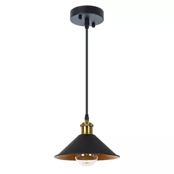 Светильник подвесной Arte Lamp Cappello E27 60 Вт 2 кв.м черный IP20 (A7037SP-1BK)