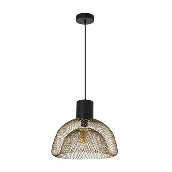 Светильник подвесной Arte Lamp Castello Е27 60 Вт 3 кв.м черный IP20 (A7046SP-1PB)