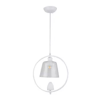 Светильник подвесной Arte Lamp Passero E27 40 Вт 2 кв.м белый IP20 (A4289SP-1WH)
