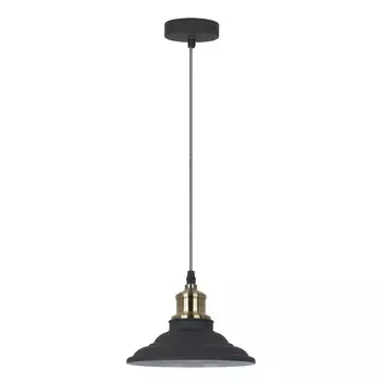 Светильник подвесной Camelion Loft Е27 40 Вт 3 кв.м черный IP20 (PL-600 C67)