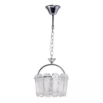 Светильник подвесной De City Бриз E27 60 Вт 3 кв.м хром IP20 (111018201)