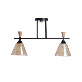 Светильник подвесной De City Дэла E27 120 Вт 6 кв.м черный IP20 (635014402)