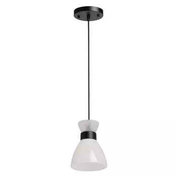 Светильник подвесной De City Лоск E27 60 Вт 3 кв.м черный IP20 (107010501)