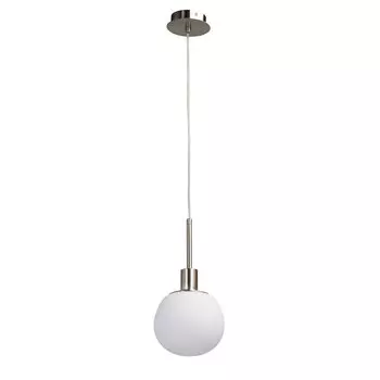Светильник подвесной De Markt Каспер Е27 7 Вт 2,9 кв.м никель IP20 (707010901)