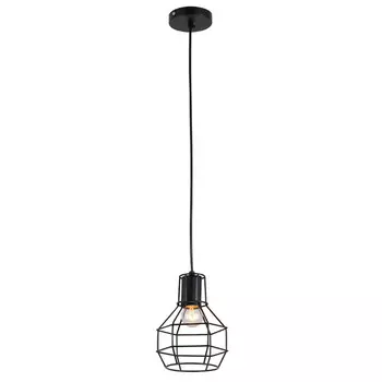 Светильник подвесной Escada Boston Е27 60 Вт 3 кв.м черный IP20 (1129/1S (Black))