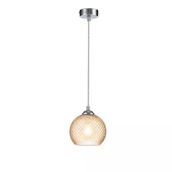 Светильник подвесной Escada Chance E14 40 Вт 3 кв.м хром IP20 (10197/1S Amber)