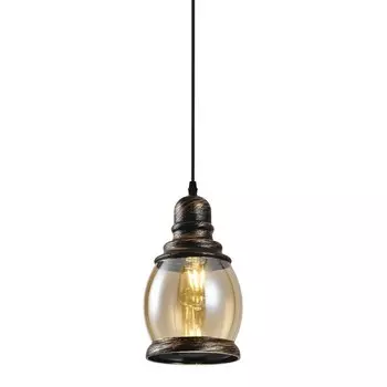 Светильник подвесной Escada Fireside E27 60 Вт 3 кв.м бронза/венге IP20 (1101/1)