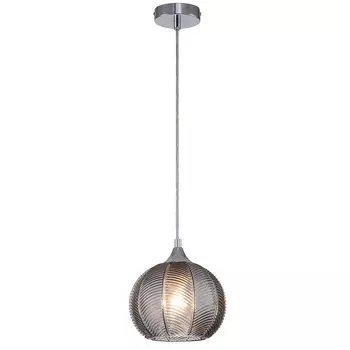 Светильник подвесной Escada Pion Е27 60 Вт 3 кв.м хром IP20 (10194/1S Smoke)