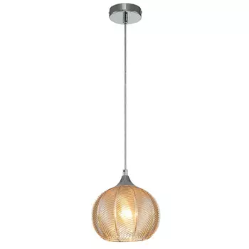 Светильник подвесной Escada Pion Е27 60 Вт 3 кв.м коричневый IP20 (10194/1S Amber)