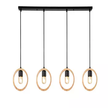 Светильник подвесной Escada Rustic Е27 160 Вт 8 кв.м коричневый IP20 (10196/4)