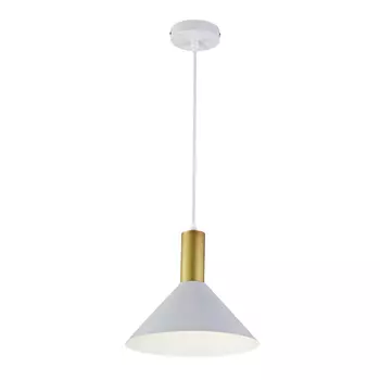 Светильник подвесной Escada Sagitta E27 60 Вт 3 кв.м белый/золото IP20 (1108/1S White)