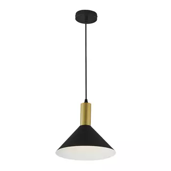 Светильник подвесной Escada Sagitta E27 60 Вт 3 кв.м золото/черный IP20 (1108/1S Black)