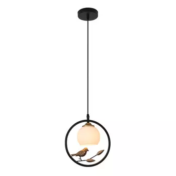 Светильник подвесной Escada Song E27 40 Вт 3 кв.м черный IP20 (1113/1S Black)