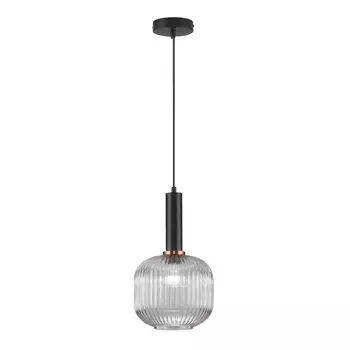 Светильник подвесной Eurosvet Bravo Е27 40 Вт 3 кв.м черный IP20 (a045108)