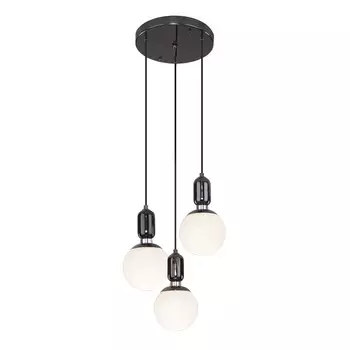 Светильник подвесной Eurosvet Bubble Е27 60 Вт 6 кв.м черный жемчуг IP20 (a056846)