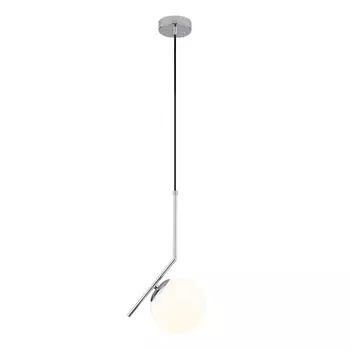 Светильник подвесной Eurosvet Frost Е27 60 Вт 4 кв.м хром/кремовый IP20 (00000086026)