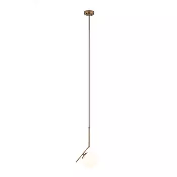 Светильник подвесной Eurosvet Frost Long E27 60 Вт 4 кв.м латунь IP20 (a043571)