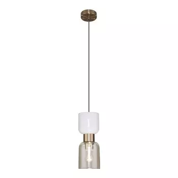 Светильник подвесной Eurosvet Tandem Е27 60 Вт 4 кв.м латунь IP20 (a053235)