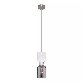 Светильник подвесной Eurosvet Tandem Е27 60 Вт 4 кв.м никель IP20 (a053236)