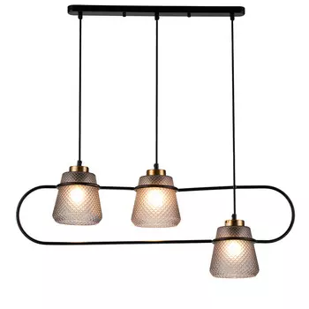 Светильник подвесной Indigo Astratto E27 120 Вт 7 кв.м черный IP20 (V000158)