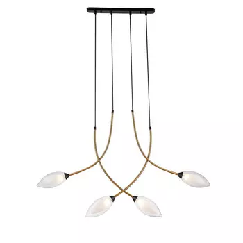 Светильник подвесной Indigo Fiore G9 100 Вт 8 кв.м черный IP20 (V000141)