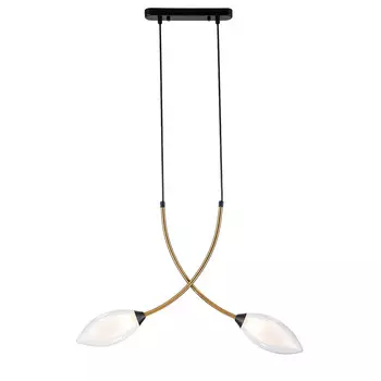 Светильник подвесной Indigo Fiore G9 50 Вт 4 кв.м золото/черный IP20 (V000140)