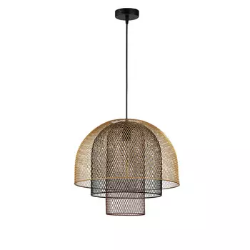 Светильник подвесной Indigo Forza E27 40 Вт 3 кв.м черный IP20 (V000175)