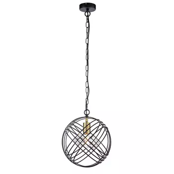 Светильник подвесной Indigo Fresco E27 60 Вт 3 кв.м черный IP20 (V000103)