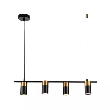 Светильник подвесной Indigo Liberta GU10 140 Вт 8 кв.м черный IP20 (V000146)