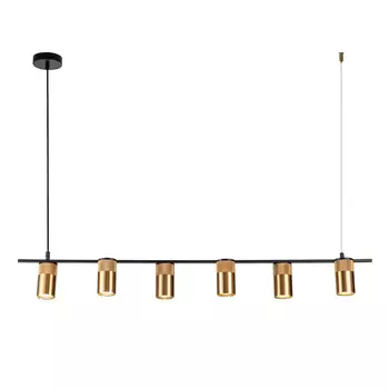 Светильник подвесной Indigo Liberta GU10 210 Вт 12 кв.м золото IP20 (V000149)