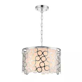 Светильник подвесной Indigo Monille E14 300 Вт 18 кв.м никель IP20 (V000210)