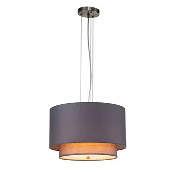 Светильник подвесной Indigo Nebbia E27 60 Вт 3 кв.м никель IP20 (V000354)