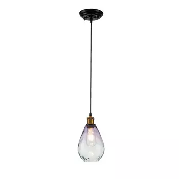 Светильник подвесной Indigo Piuro E27 60 Вт 3 кв.м черный IP20 (V000292)