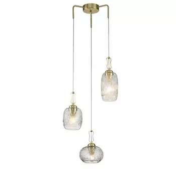 Светильник подвесной Indigo Pizzo E27 180 Вт 9 кв.м золото IP20 (V000291)